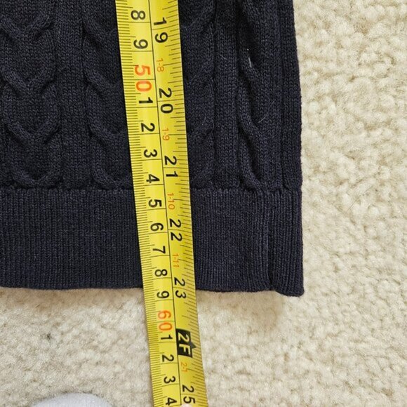 Tommy Hilfiger Blue Cable Knit Sweater - Picture 7 of 7